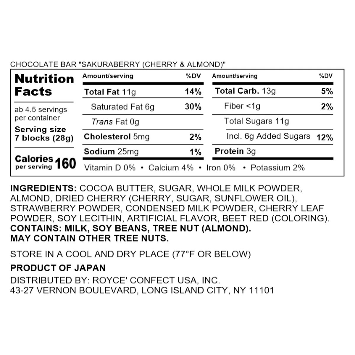 Chocolate Bar "Sakuraberry (Cherry & Almond)" - Image 4
