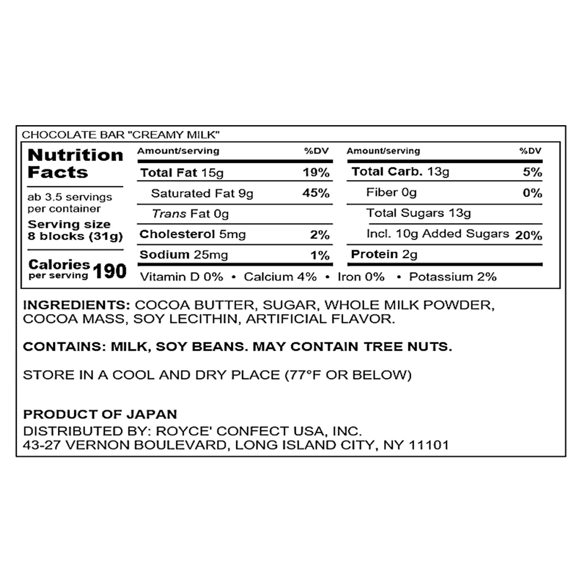 ROYCE' Chocolate Bar Selection - Image 7
