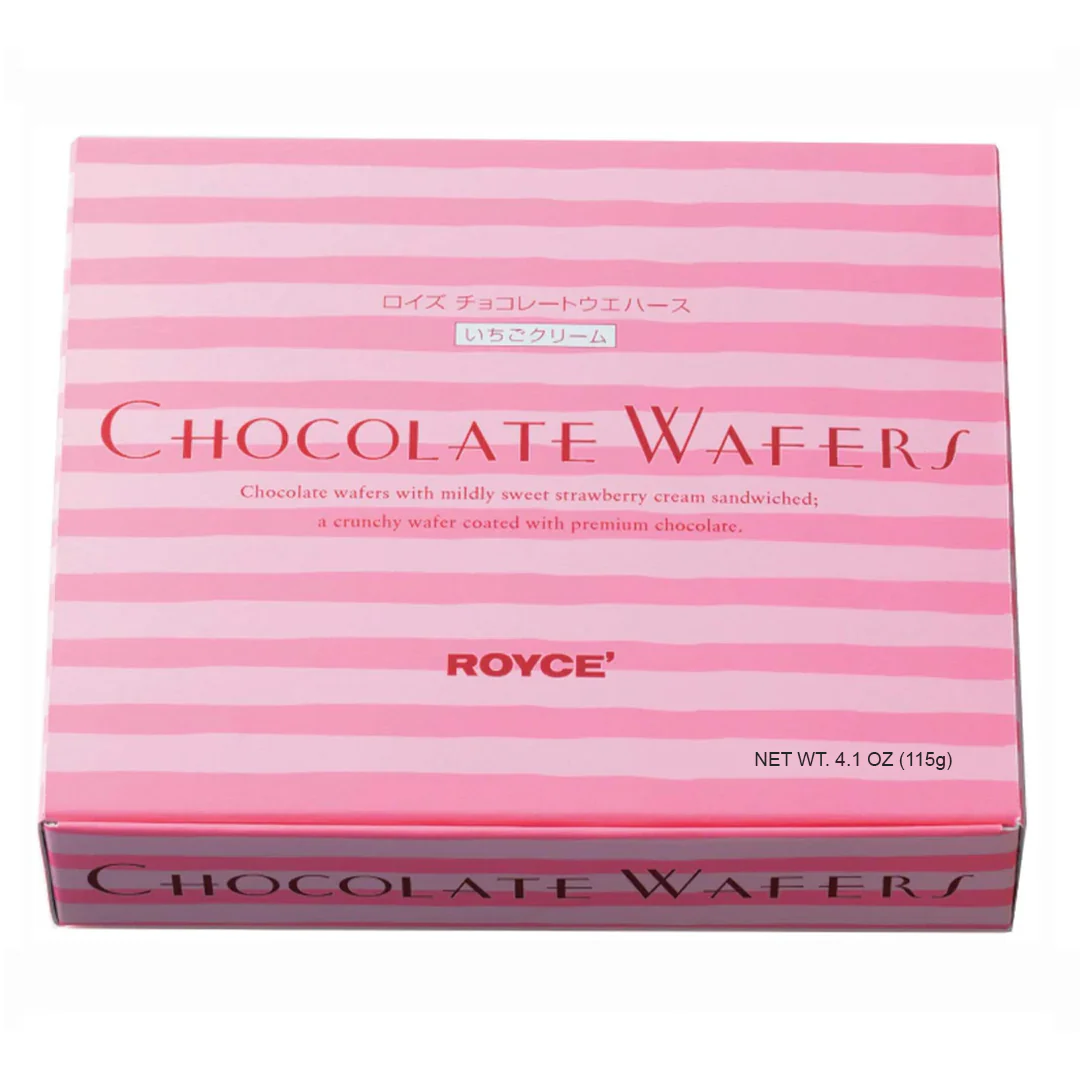 Chocolate Wafers "Strawberry Cream (12 Pcs)" - Image 4