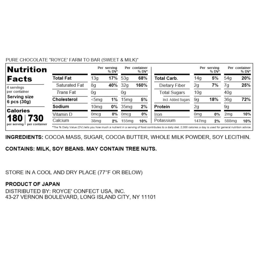 COMING SOON: Pure Chocolate "ROYCE' Farm to Bar (Sweet & Milk)" - Image 6